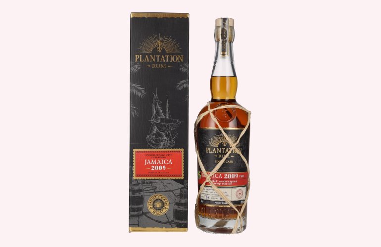 Plantation Rum JAMAICA VRW Single Cask Spanish Orange Wine Cask Finish 2009 53% Vol. 0,7l in Giftbox