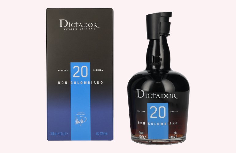 Dictador 20 Years Old Reserva Icónica Ron Colombiano 40% Vol. 0,7l in Giftbox