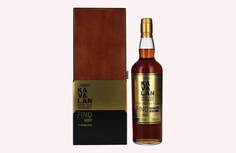 Kavalan SOLIST Fino Sherry Cask 57,8% Vol. 0,7l in Holzkiste