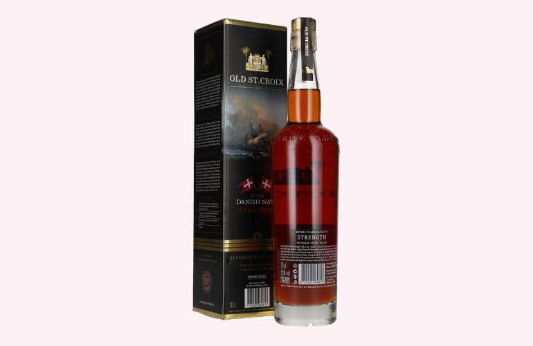 Old St. Croix Royal DANISH NAVY STRENGTH Superior Spirit Drink 55% Vol. 0,7l en boîte cadeau