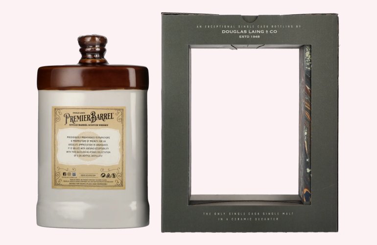 Douglas Laing PREMIER BARREL Fettercairn 8 Years Old Single Malt 2012 46% Vol. 0,7l en boîte cadeau