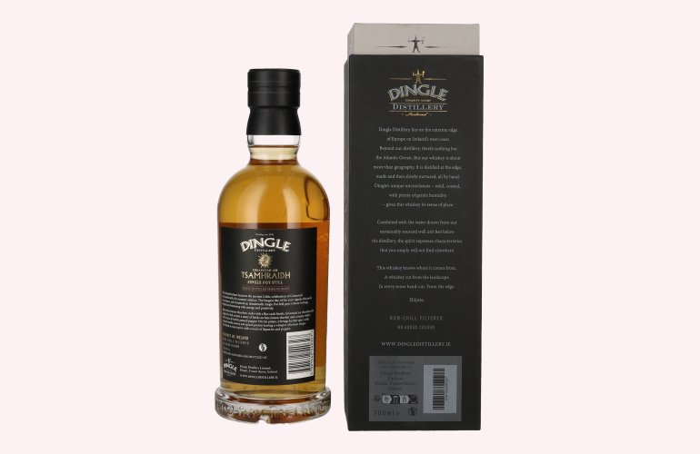 Dingle GRIANSTAD AN TSAMHRAIDH Single Pot Still Irish Whiskey Triple Distilled 52,5% Vol. 0,7l in Geschenkbox