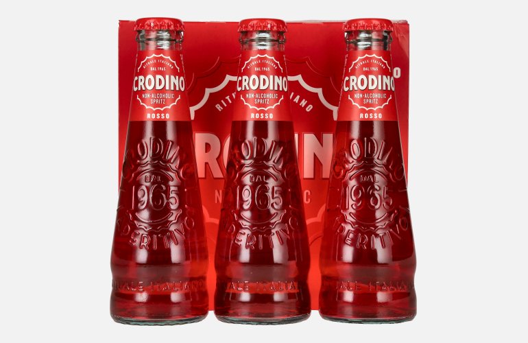 Crodino Rosso Non-Alcoholic Spritz 3x0,175l