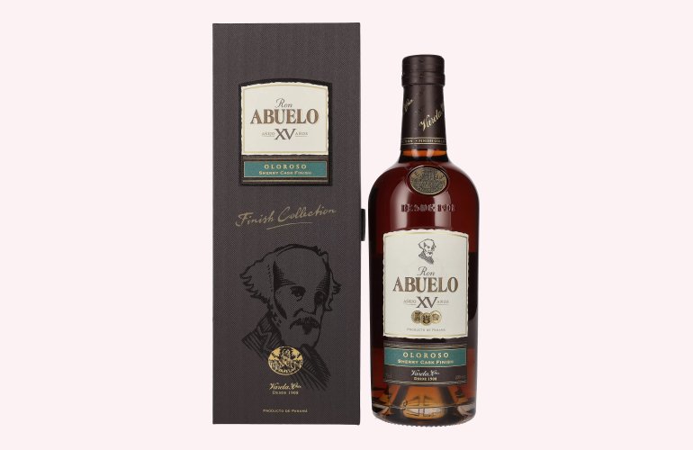 Ron Abuelo Añejo XV Años OLOROSO Sherry Cask Finish 40% Vol. 0,7l in Giftbox