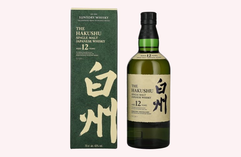 Suntory The Hakushu 12 Years Old Single Malt 43% Vol. 0,7l in Geschenkbox