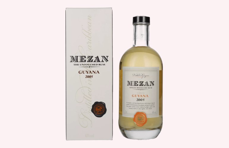 Mezan Single Distillery Rum GUYANA 2005 40% Vol. 0,7l in Geschenkbox