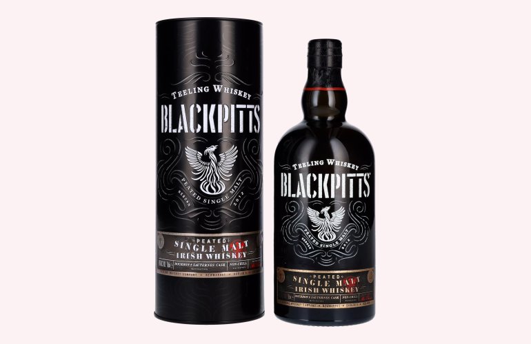 Teeling Whiskey BLACKPITTS PEATED Single Malt Irish Whiskey 46% Vol. 0,7l in Tinbox