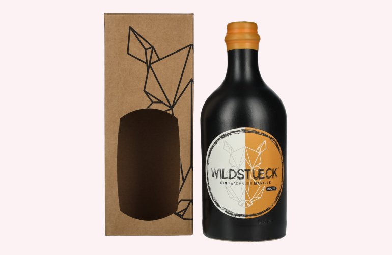Wildstueck Gin x Wachauer Marille 24% Vol. 0,5l in geschenkverpakking