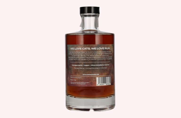 BÖSER KATER RUMbazamba Caramel Toffee Spirit Drink 40% Vol. 0,5l