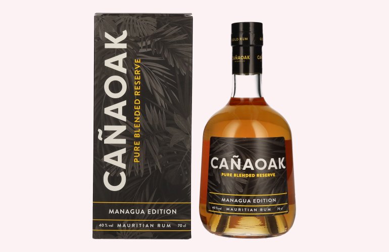 Cañaoak Pure Blended Reserve Rum Managua Edition 40% Vol. 0,7l in geschenkverpakking