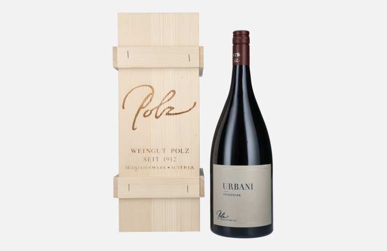Polz Urbani Steiermark 2018 12,5% Vol. 1,5l in Holzkiste
