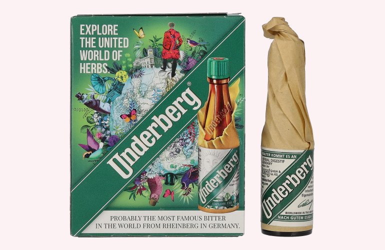 Underberg Natural Herbal Digestif 44% Vol. 3x0,02l