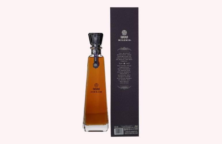 1800 Tequila Milenio 100% Agave 38% Vol. 0,7l in Geschenkbox