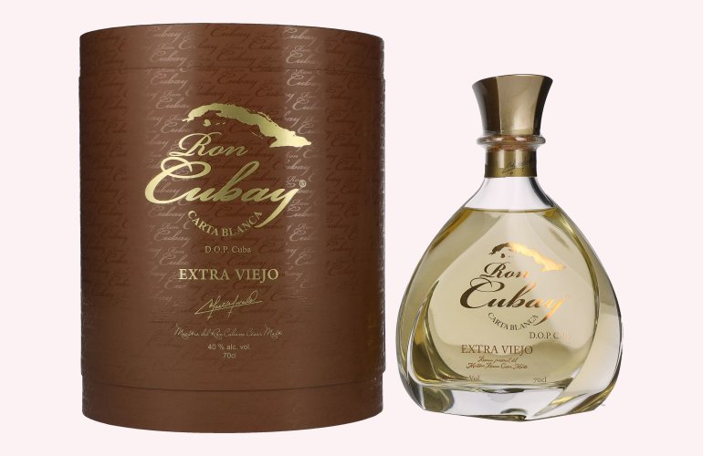 Ron Cubay Carta Blanca Extra Viejo D.O.P. Cuba 40% Vol. 0,7l in Geschenkbox