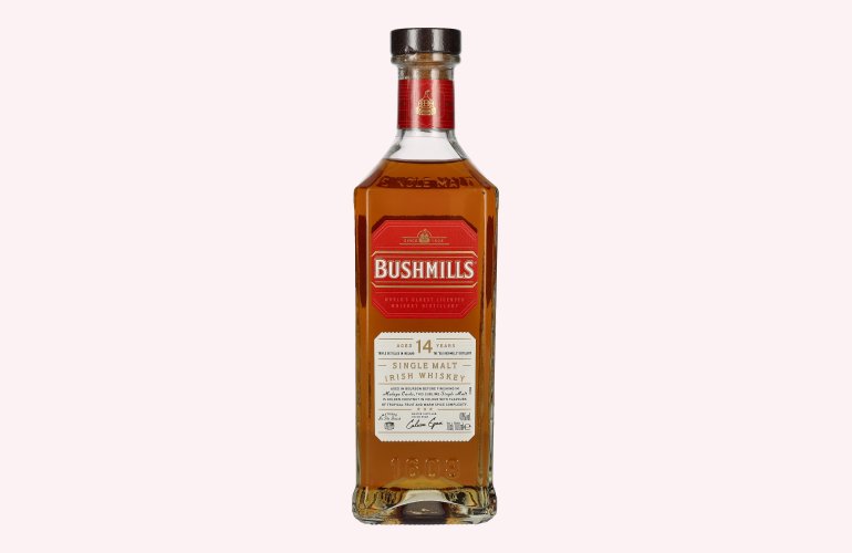 Bushmills 14 Years Old Single Malt Irish Whiskey MALAGA CASK Finish 40% Vol. 0,7l