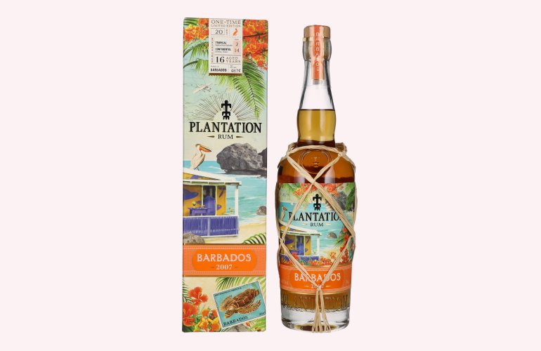 Plantation Rum BARBADOS 2007 Terravera One-Time Limited Edition 48,7% Vol. 0,7l in Geschenkbox