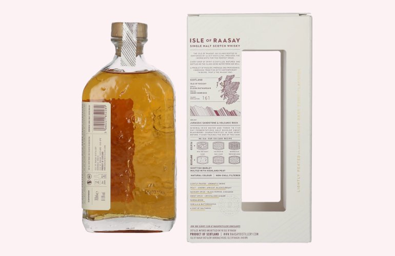 Isle of RAASAY Cask Strength Hebridean Single Malt 2025 61,6% Vol. 0,7l in geschenkverpakking
