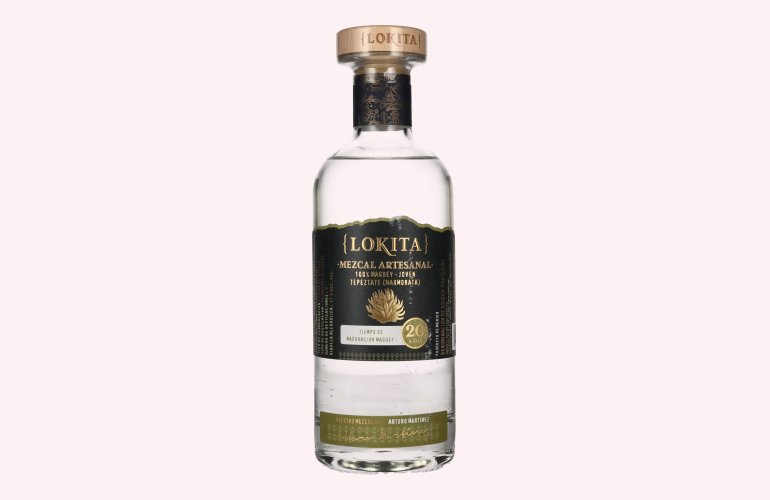 Lokita 20 Años 100% Maguey Mezcal Artesanal 47% Vol. 0,7l