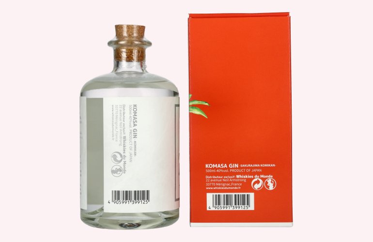 Komasa Gin SAKURAJIMA KOMIKAN 40% Vol. 0,5l in Giftbox