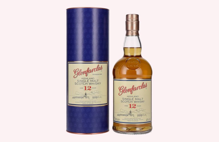 Glenfarclas 12 Years Old Highland Single Malt Scotch Whisky 43% Vol. 0,7l in Giftbox