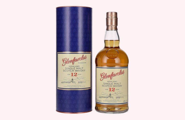 Glenfarclas 12 Years Old Highland Single Malt Scotch Whisky 43% Vol. 0,7l in Geschenkbox