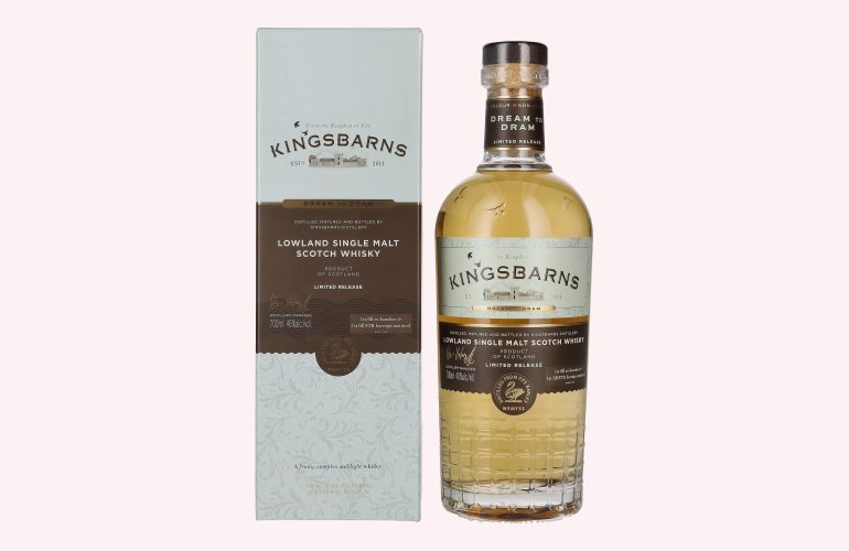 Kingsbarns DREAM TO DRAM Lowland Single Malt Scotch Whisky 46% Vol. 0,7l in Geschenkbox