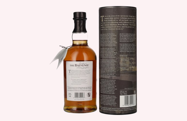 The Balvenie 12 Years Old The Sweet Toast of AMERICAN OAK 43% Vol. 0,7l in geschenkverpakking