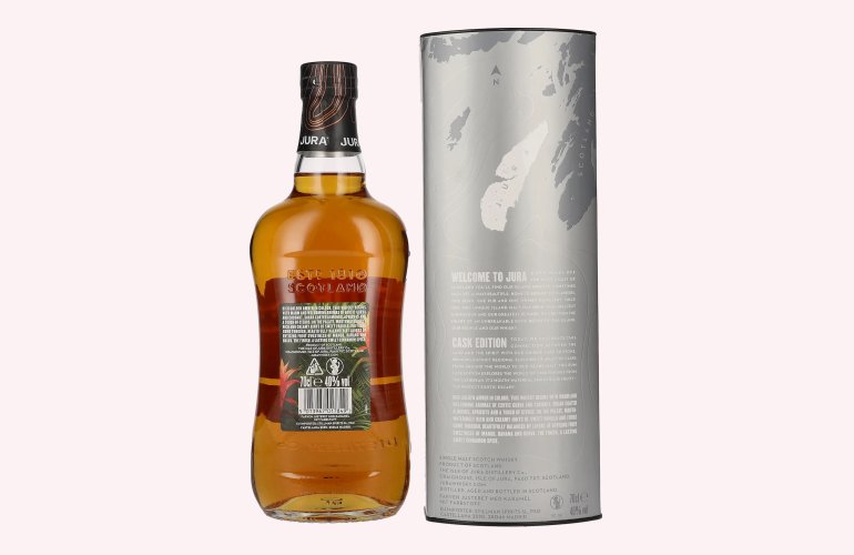 Jura Single Malt Scotch Whisky RUM CASK FINISH 40% Vol. 0,7l in Geschenkbox