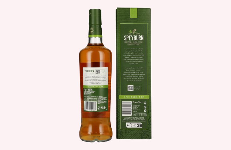 Speyburn 10 Years Old Speyside Single Malt Scotch Whisky 40% Vol. 0,7l in geschenkverpakking