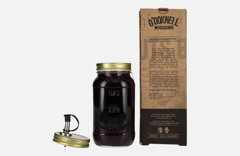 O'Donnell Moonshine WILD BERRY Liqueur 25% Vol. 0,7l met Uitloop