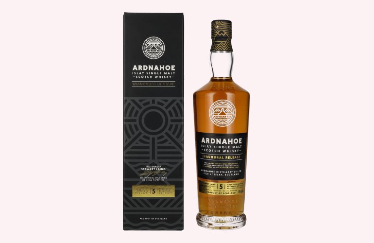 Ardnahoe 5 Years Old INAUGURAL RELEASE Islay Single Malt Scotch Whisky 50% Vol. 0,7l in geschenkverpakking