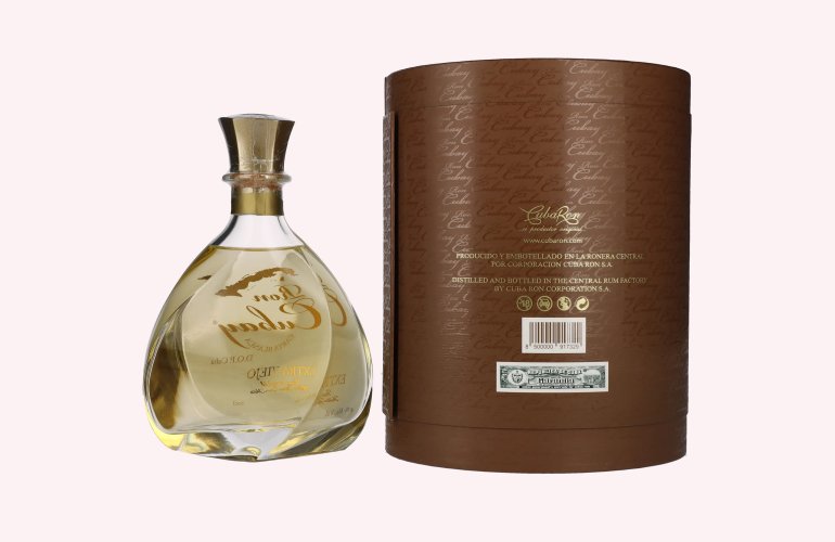 Ron Cubay Carta Blanca Extra Viejo D.O.P. Cuba 40% Vol. 0,7l in Geschenkbox