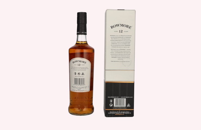 Bowmore 12 Years Old Islay Single Malt 40% Vol. 0,7l en boîte cadeau