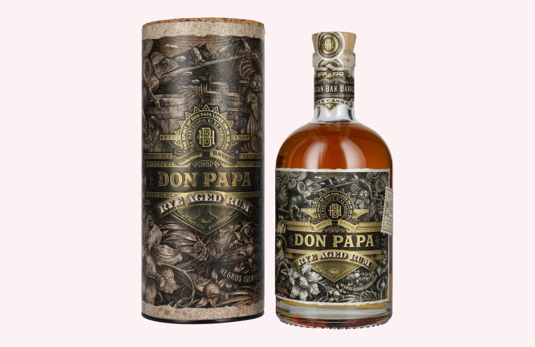 Don Papa Rum Rye Aged 45% Vol. 0,7l in Geschenkbox