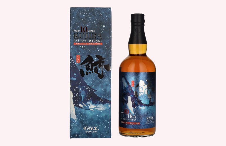 Kujira Ryukyu 10 Years Old WHITE OAK VIRGIN CASK Whisky 43% Vol. 0,7l in Giftbox