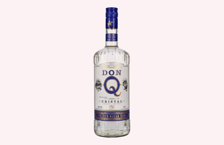 Don Q CRISTAL Puerto Rican Rum 40% Vol. 1l