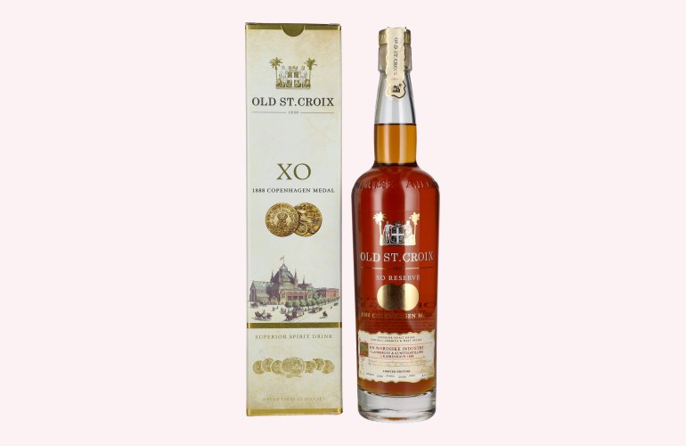 Old St. Croix 1888 COPENHAGEN XO Superior Spirit Drink 40% Vol. 0,7l in Geschenkbox