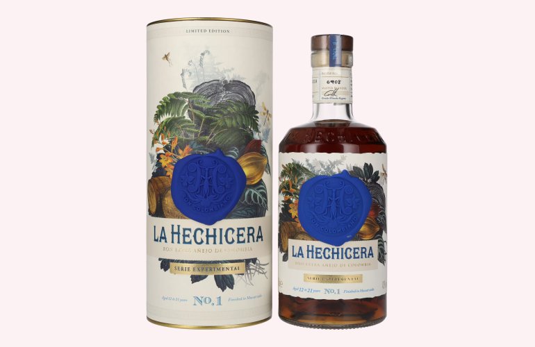 La Hechicera Ron Extra Añejo de Colombia SERIE EXPERIMENTAL No. 1 43% Vol. 0,7l in Geschenkbox