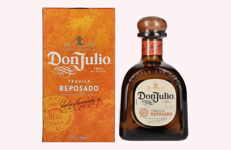 Don Julio Tequila Reposado 100% Agave 38% Vol. 0,7l in Geschenkbox