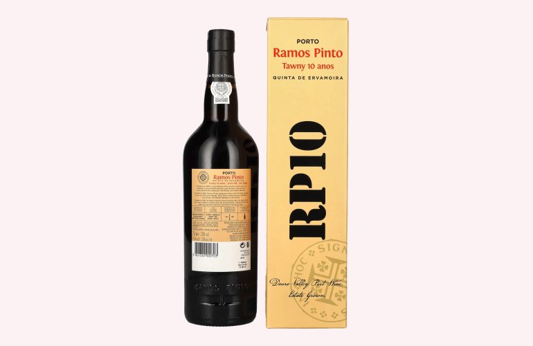 Ramos Pinto Quinta da Ervamoira Tawny 10 Years Old 20% Vol. 0,75l in geschenkverpakking