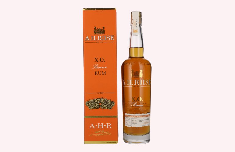 A.H. Riise X.O. Reserve Super Premium Single Barrel Rum 40% Vol. 0,7l in Giftbox
