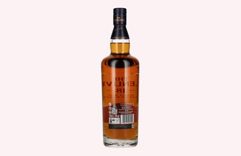 The Glenlivet 18 Years Old BATCH RESERVE Single Malt Whisky 40% Vol. 0,7l