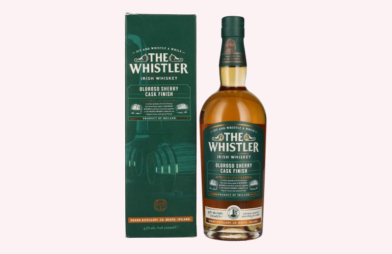 The Whistler Irish Whiskey OLOROSO SHERRY CASK FINISH 43% Vol. 0,7l in Geschenkbox