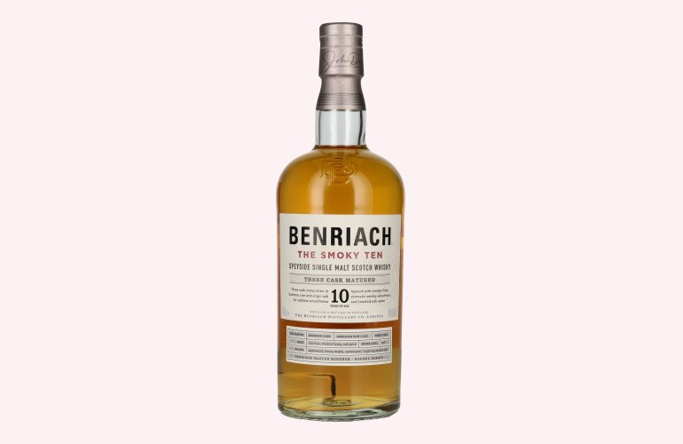 Benriach THE SMOKY TEN Three Cask Matured Speyside Single Malt 46% Vol. 0,7l