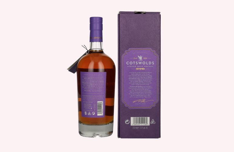 Cotswolds SHERRY CASK Single Malt Whisky 57,4% Vol. 0,7l in Geschenkbox