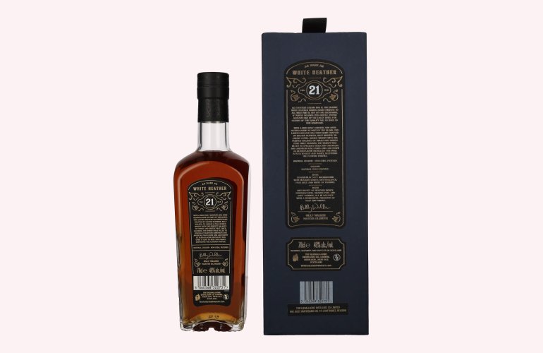 White Heather 21 Years Old Blended Scotch Whisky 48% Vol. 0,7l in geschenkverpakking