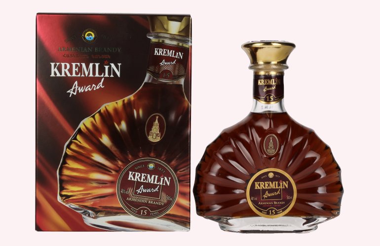 Kremlin Award 15 Years Old Armenian Brandy 40% Vol. 0,5l in Geschenkbox