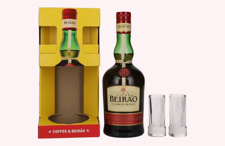 Beirao Licor 22% Vol. 0,7l in Giftbox with 2 glasses