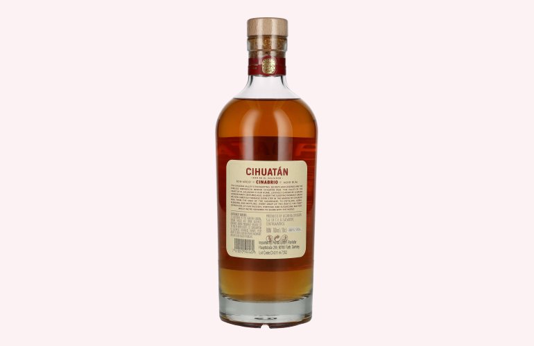 Cihuatán 12 Years CINABRIO Rum El Salvador 40% Vol. 0,7l