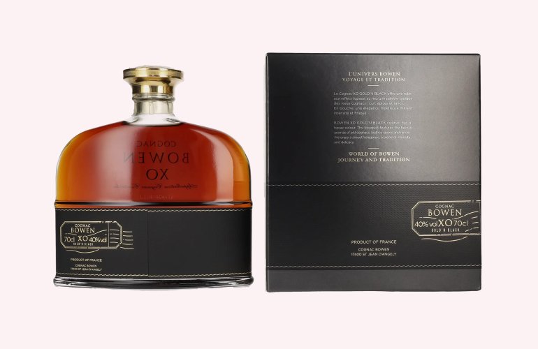 Cognac Bowen XO Gold'n Black 40% Vol. 0,7l en boîte cadeau